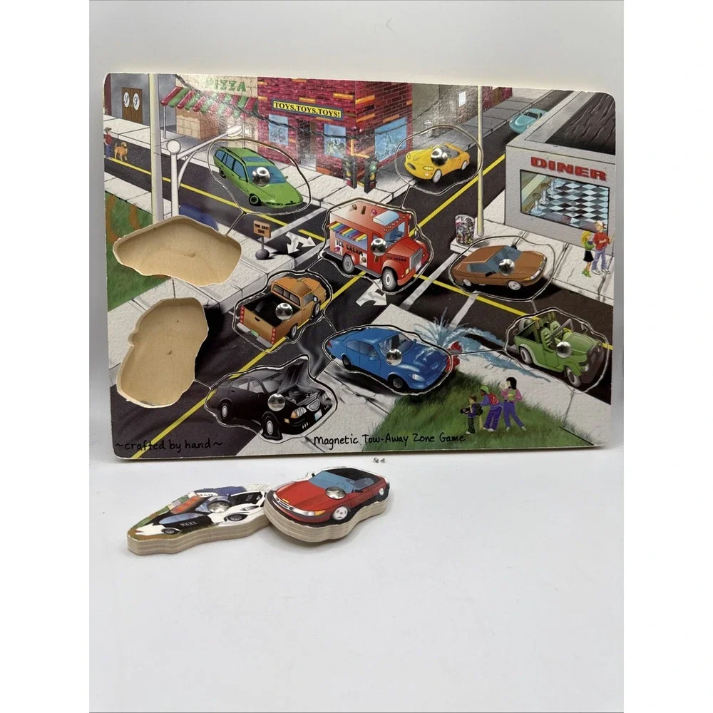 Melissa & Doug‎ Magnetic Tow-Away Zone Game Puzzle Lights Camera Interaction